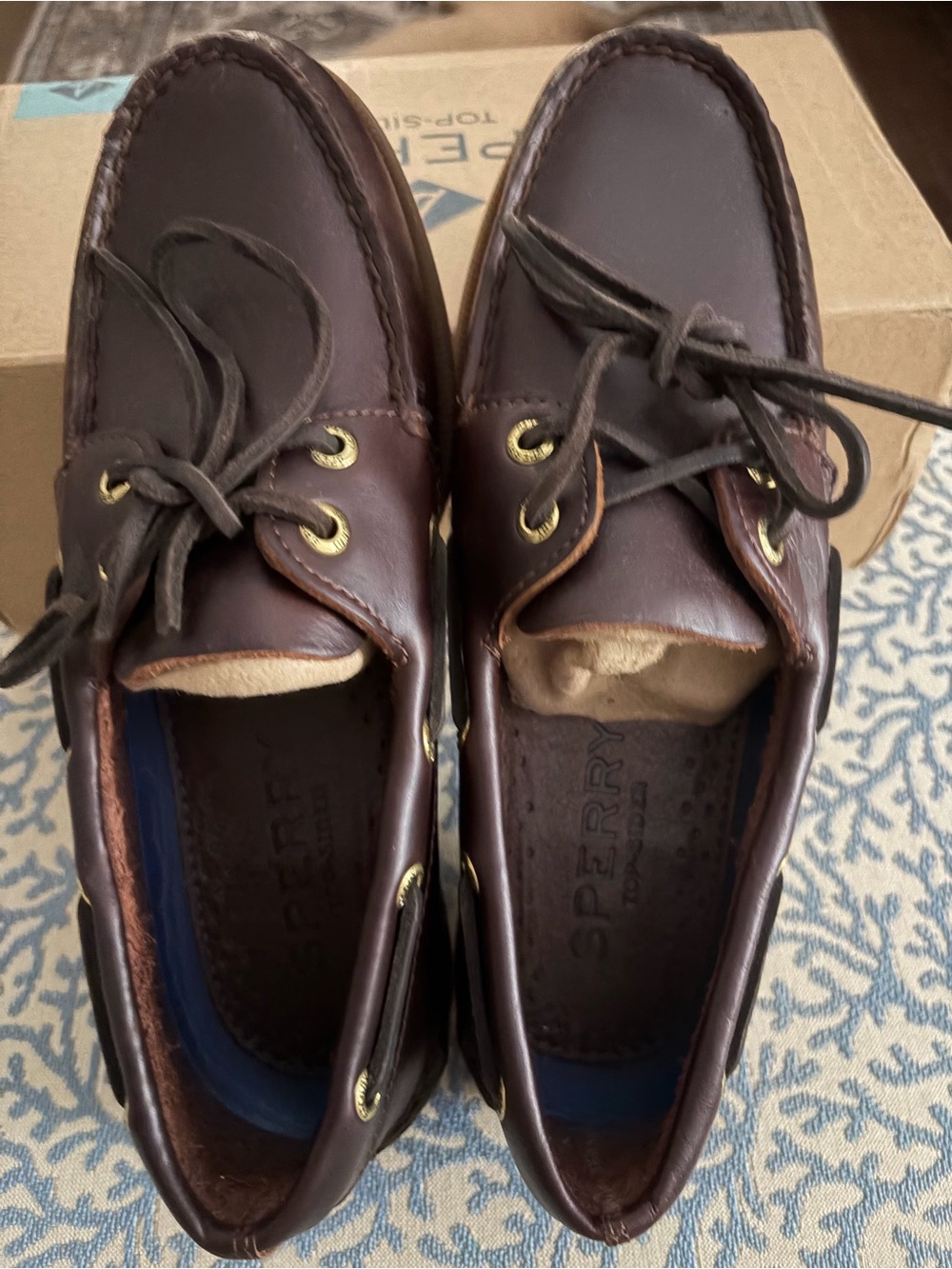 Boys Classic Sperry Top-Sider Authentic Original 2-Eye Boat Shoes Boys 6.5